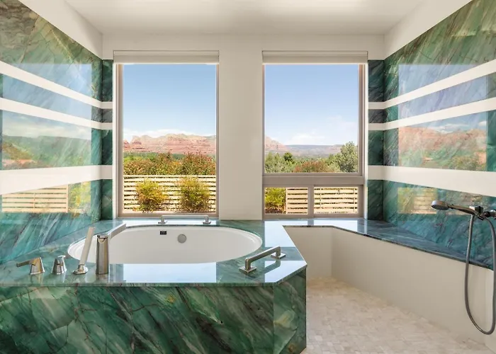 Luxury 4br Estate For 10, Red Rock & Golf Views, Sauna, Geodome, Massage, Yoga Sedona